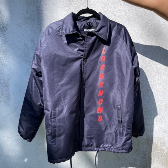 *RARE* Lord Knows Bomber Jacket Navy Medium NEW